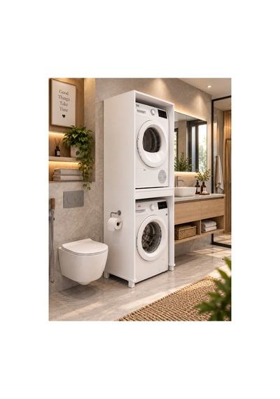 Prime Çamaşır & Kurutma Makine Dolabı Çok Amaçlı Dolap Banyo Dolabı Beyaz - 901583091 Beyaz Prime Çamaşır & Kurutma Makine Dolabı Çok Amaçlı Dolap Banyo Dolabı Beyaz - 901583091 Beyaz