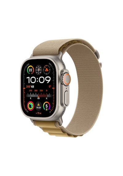 Apple Watch Ultra 2 MX4F3TU/A GPS + Cellular 2024 49mm Natural Titanium Case with Tan Alpine Loop - Medium (Distribütör Garantili) Apple Watch Ultra 2 MX4F3TU/A GPS + Cellular 2024 49mm Natural Titanium Case with Tan Alpine Loop - Medium (Distribütör Garantili)