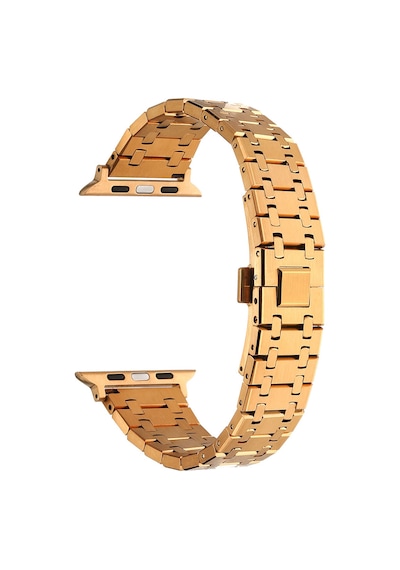 Zore Watch 44mm Uyumlu Krd-83 Metal Kordon-rose Gold