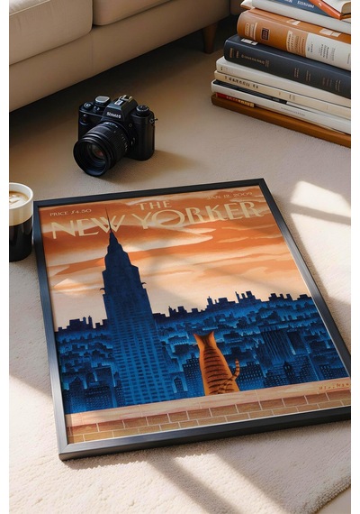 The New Yorker Çerçeveli Tablo January 12 2009