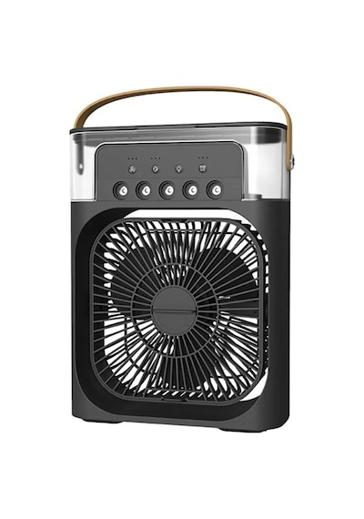 Blic Bwfn10 Siyah Buzlu Vantilatör Mini Fan 5 Spreyli Su Püskürtmeli 600 Ml Buhar Makinesi Nemlendir