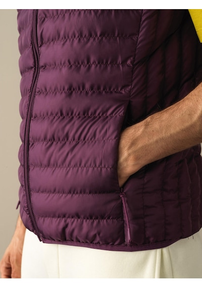 Xint Mor Regular Fit Dik Yaka Şişme Yelek 190526