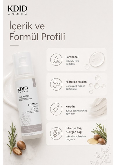 Kdid Softera-laeva-ın Haır Mılk 200ml Saç Bakım Sütü