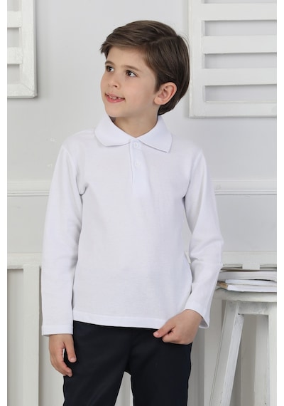 Crassi Erkek Çocuk Okul Sweatshirt BEYAZ