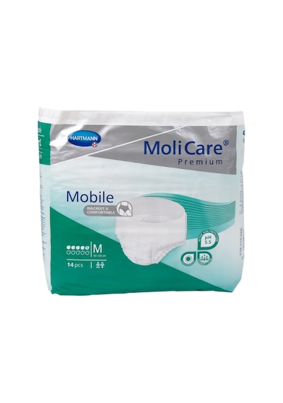 Hartmann Molicare Premium Mobile 5 Damla M Külot Bez Yeşil 14'Lü Yeşil