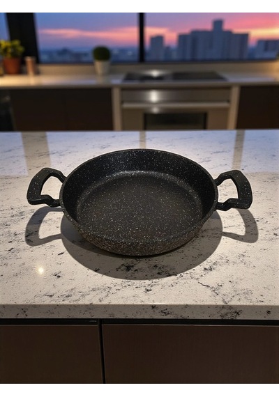 Mybru Döküm Omlet Tava 22 Cm Siyah