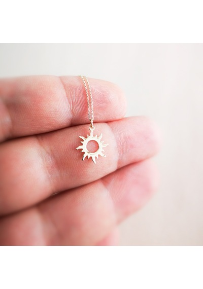 Altın Zarif Güneş Kolye AS1769KL AltınSepeti