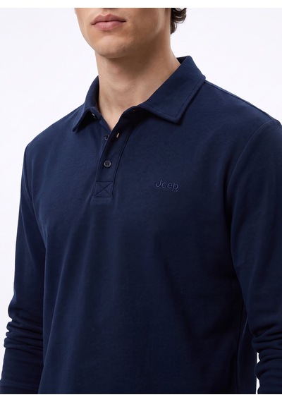 Jeep Lacivert Erkek Sweatshirt J5wm-swt7223 Koyu Lacivert