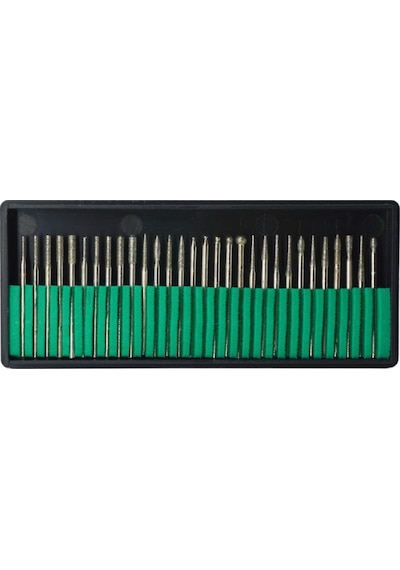 5086 Elmas Camcı Gravur Freze Taslama Uc Setı 30 Prc