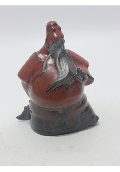 Guan Yu Seramik Çay Seremonisi Figürü