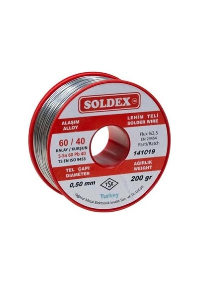 60-40 Lehim Teli 200 Gr 0.50 Mm