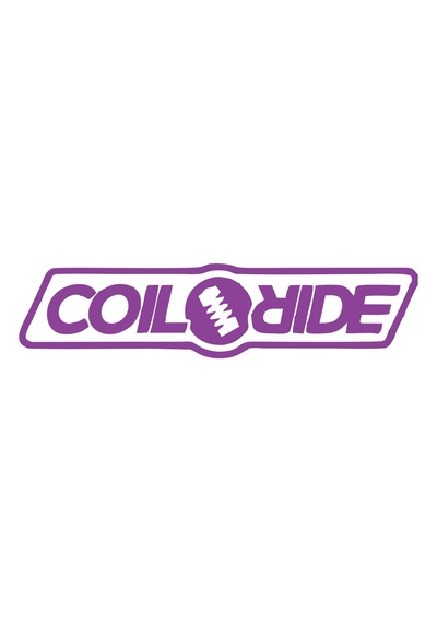 Coil Ride Araba Sticker 17x17 Cm Mor