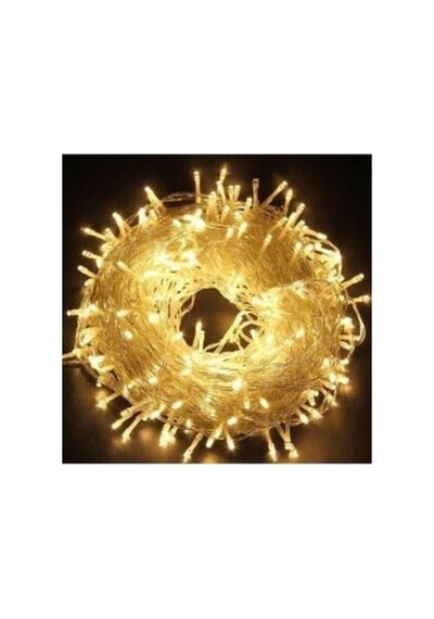10mt Peri Günışığı 100 Led Pilli Noel Parti Yılbaşı Ağaç Dekor Aydınlatma Lamba Animasyonlu Süsleme Günışığı