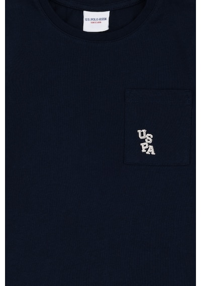 U.S. Polo Assn. Erkek Çocuk Lacivert Bisiklet Yaka Tişört 50298096-VR033