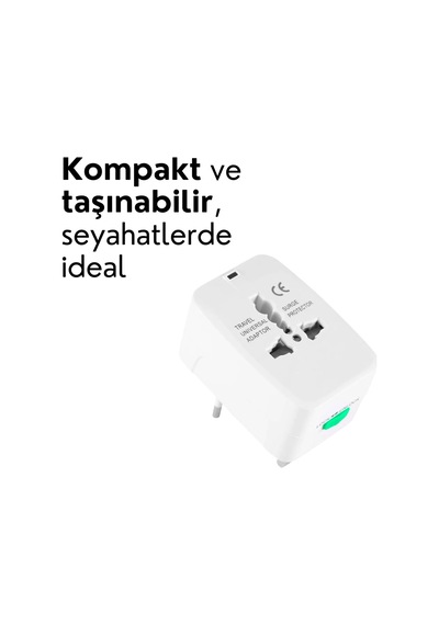 Universal Çoklu Priz Çevirici Seyahat Adaptörü Fiş/seyahat Adaptörü/power Charger Plug All İn O