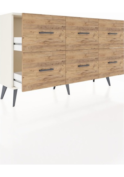 Arges Konsol 6 Çekmeceli 132x30x83 Aytaşı-aytaşı/çam Aytaşı/çam Arges Konsol 6 Çekmeceli 132x30x83 Aytaşı-aytaşı/çam Aytaşı/çam