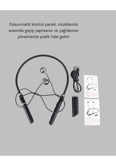 Zenvia Bluetooth 5.0 Anc Kulaklık Dokunmatik Kontrol, Kristal Netliğinde Mikrofonlu Znv2026