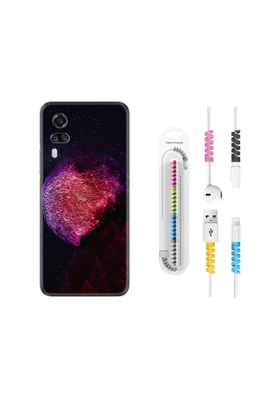 Vivo Y51 Kılıf Rasta Boyun Askılı Kızıl Gezegen 1624
