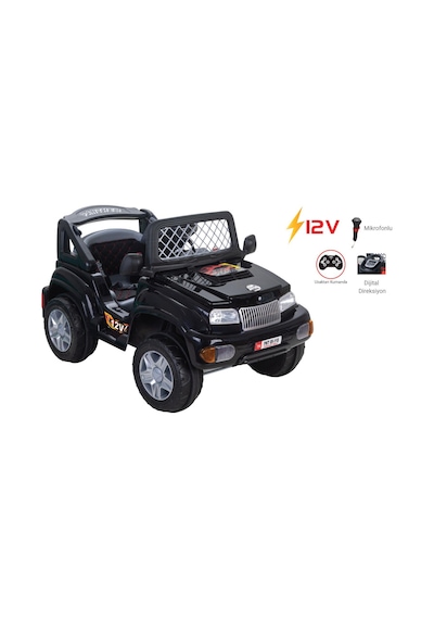 Pilsan Akülü Araba 12 V Panther Kumandalı Siyah