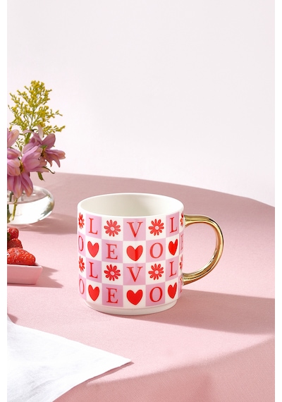 Karaca Lovila Kupa 420 Ml Pembe