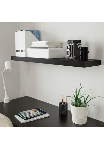 Ikea Lack Ayaksız Duvar Rafı, Venge, 110x26 Cm