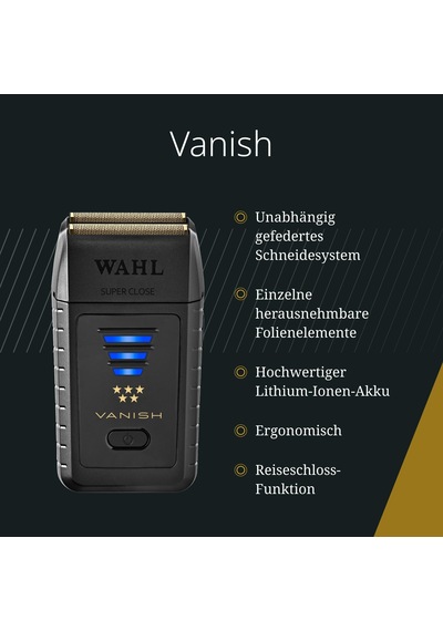 Wahl Vanish - Bitirme Aleti - Pürüzsüz Bir Tıraş Ve Temiz Bir Yüzey İçin Tıraş Bıçağı