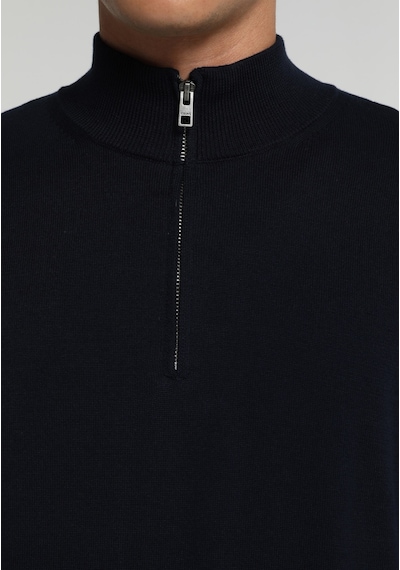 Colin's Colins Regular Fit Dik Yaka Düz Erkek Lacivert Kazak Cl1082275 Q1.v2 Nav