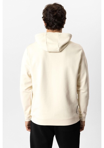 Back And Bond Bej Regular Fit Pamuklu Kapüşonlu Sweatshirt