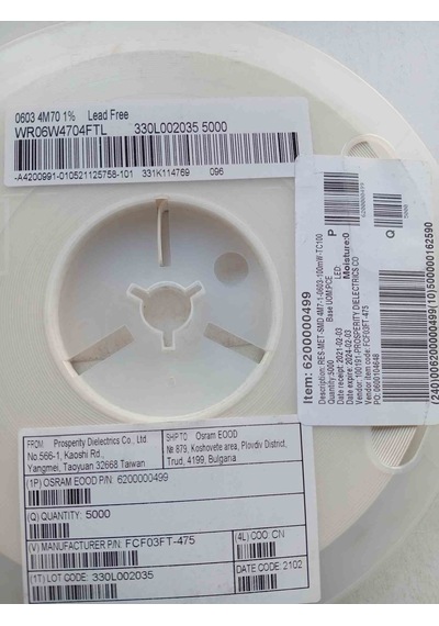 4.7m 603 Osram Direnç 1000 Adet