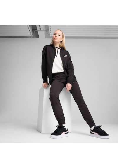 Puma Essentials Comfort Kadın Siyah Kapüşonlu Ceket Siyah
