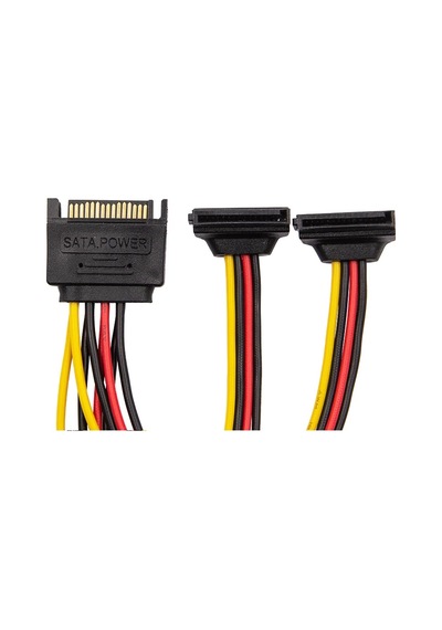 Sata 15 Pin Dişi Erkek 2 Port Çoklayıcı 4683A Y Kablosu Dirsek 90 Sata 15 Pin Dişi Erkek 2 Port Çoklayıcı 4683A Y Kablosu Dirsek 90