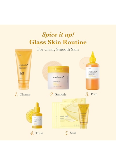 Medıcube Kojic Acid Turmeric Smoothing Toner 250 Ml Kojik Asit Zerdeçal Niasinamid Glikolik Asit Tonik Kbeautyflashsale
