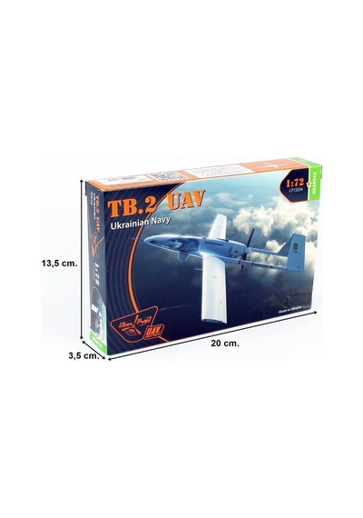 1/72 Tb.2 Uav Ukrayna Donanmas Silahlı İnsansız Hava Aracı Maketi, Clear Prop Models 72034