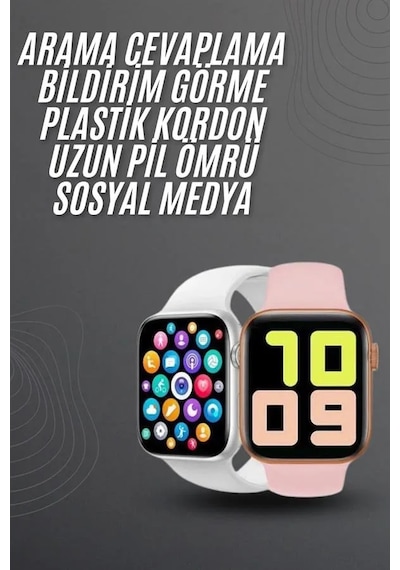 Yeni Model Akıllı Saat Dokunmatik Ekran Unisex Amoled Ekran 44 Mm