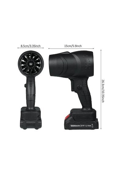 Powermaster Pm-26235 48v Mini Jet Turbo Hava Üfleyici Fan