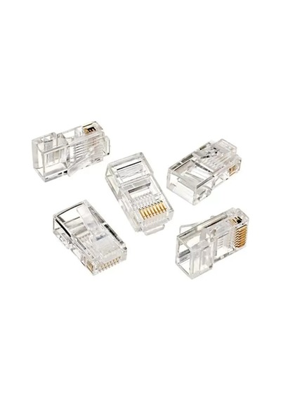 Hubrendy Sh S-link Rj-45 Utp Konnektör Jack 100 Lü Paket Sl-cob8p
