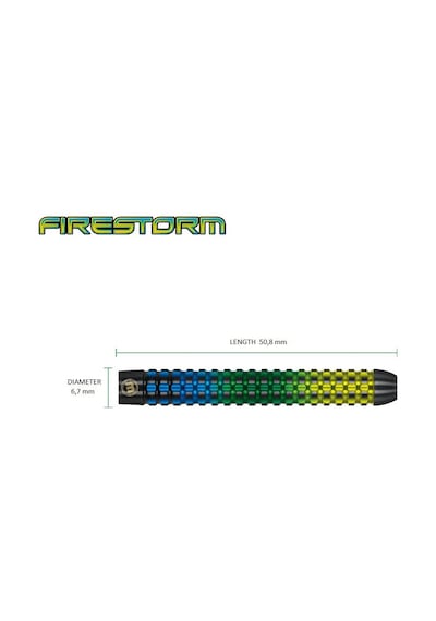 Winmau Firestorm % 90 Tungsten 24 Gr Çelik Uçlu Ok