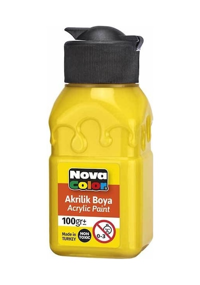 Nova Color Akrilik Boya 100Gr Sarı
