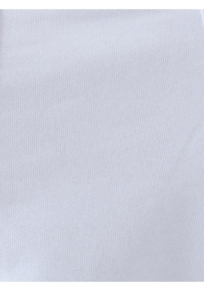 Regular Long Crop Kadın Sweatshirt Beyaz