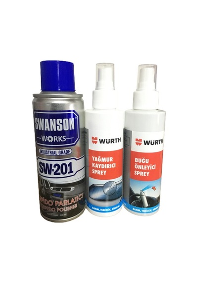 Swanson Works Torpido Parlatıcı + Würth Buğu Ve Yağmur Sprey