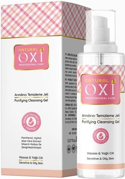 Oxi Natural Arındırıcı Temizleme Jeli 150 Ml. Hassas & Yağlı Ciltler