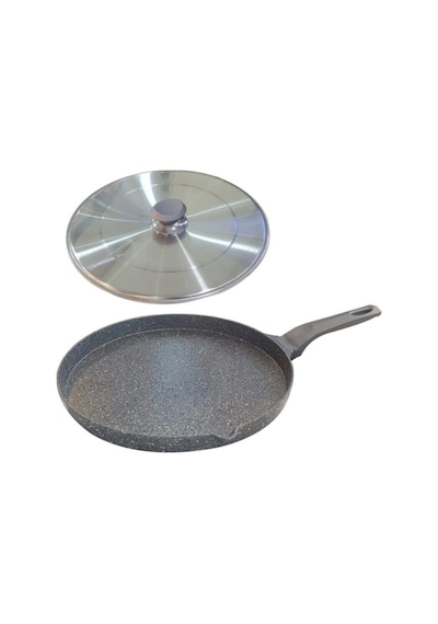 Oms Oms 3293bazlama Gözleme Balık Tavası Döküm 34 CM Gri