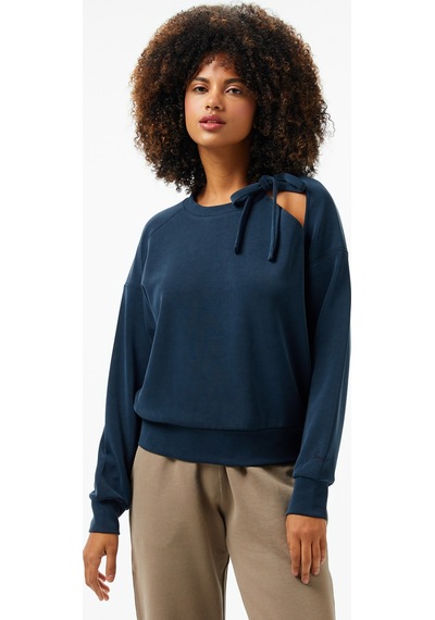 Boss Kadın Modal Karışımlı Mavi Sweatshirt50531833
