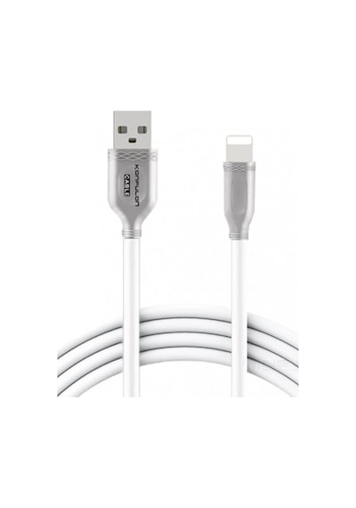 Konfulon - 197 - S48 Lightning Kablo Apple iPhone Uyumlu 1m 3a - Spt-gld - - Beyaz