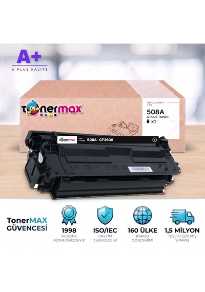 Hp 508a Cf360a Siyah Uyumlu Toner A Plus / Color Laserjet Enterprise M552 / M553 / Mfp M577