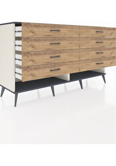Hyperion Konsol 8 Çekmeceli 176x44x99 Aytaşı-antrasit/çam Aytaşı-antrasit/çam Hyperion Konsol 8 Çekmeceli 176x44x99 Aytaşı-antrasit/çam Aytaşı-antrasit/çam