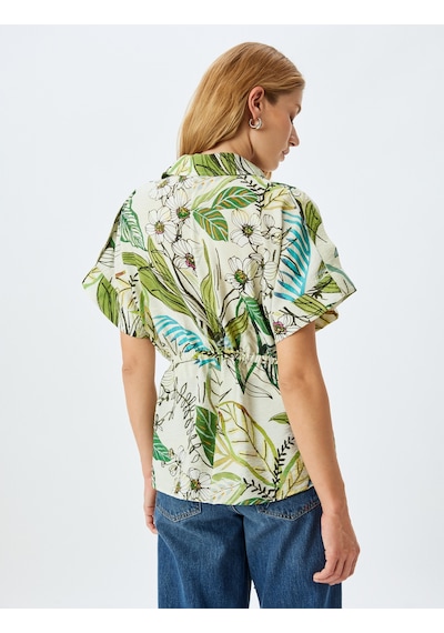 Koton Floral Desenli Beli Bağlama Detaylı Viskon Kısa Kollu Oversize Gömlek Yeşil Desenli 5sak60114uw Yeşil Desenli Yeşil Koton Floral Desenli Beli Bağlama Detaylı Viskon Kısa Kollu Oversize Gömlek Yeşil Desenli 5sak60114uw Yeşil Desenli Yeşil