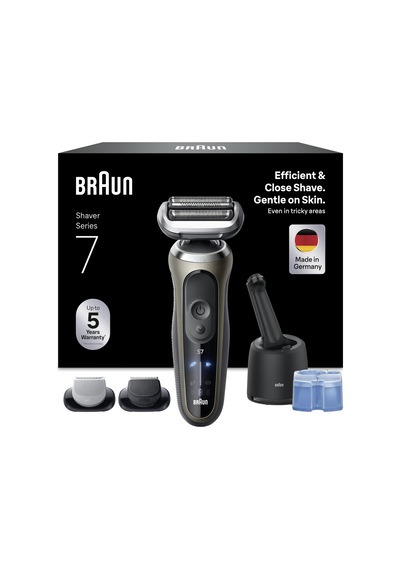 Braun Series 7 Erkek Elektrikli Tıraş Makinesi, Elektrikli Tıraş Makinesi, 60 Dak. Pil, 4'ü 1 Arada Smartcare Merkezi, +2 Ek Parça, Erkekler İçin Kablosuz Islak Ve Kuru Tıraş Makinesi, Su Geçirmez, Almanya'da Üretilmiştir, 72-c7650cc, Altın Braun Series 7 Erkek Elektrikli Tıraş Makinesi, Elektrikli Tıraş Makinesi, 60 Dak. Pil, 4'ü 1 Arada Smartcare Merkezi, +2 Ek Parça, Erkekler İçin Kablosuz Islak Ve Kuru Tıraş Makinesi, Su Geçirmez, Almanya'da Üretilmiştir, 72-c7650cc, Altın