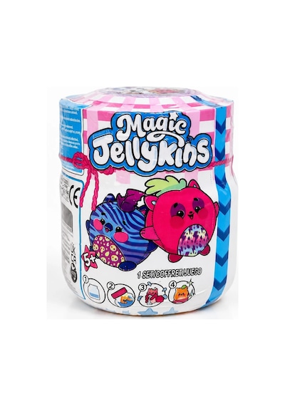 Magic Jellykins Sihirli Dönüşüm Kavanozu Su İle Sürpriz Peluş Oyuncak, Çalkala Ve Keşfet