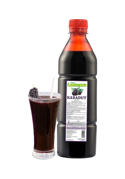 Lemonera Karadut Şurubu Karadut Aromalı Konsantre İçecek 1 L